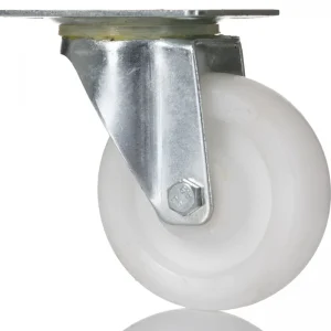 Handla nu RS PRO Svängbar Hjul, belastning 75 kg, 75 mm hjuldiameter, Polypropylen